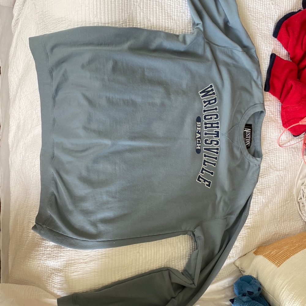 Blue sweatshirt
